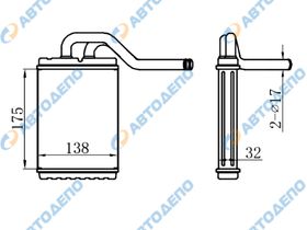 Радиатор отопителя MAZDA TITAN WG# HR-301-32-K