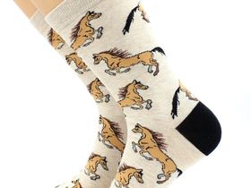 Носки 31239-(36/39) IMP лошадки (беж)