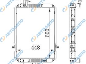 Радиатор охлаждения двигателя NISSAN ATLAS H41 NI-15006-32-K