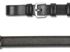 Повод Rr Grip кожаный прорез с ораничит.