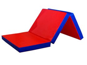 Мат гимнастический складной 2000x1000x100мм 3 сложения (вин.кожа) АС