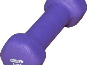 Гантель в виниловой оболочке JAGUAR-SPORT 0,5 кг, форма шестигранник, фиолетовый