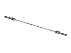 Гриф женский хромированный 2010 мм МВ Barbell, олимпийский замок, втулка 50 мм, диаметр грифа 25 мм