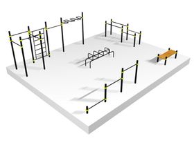 Площадка для воркаута S=80 кв.м JAGUAR-SPORT JS-W22i