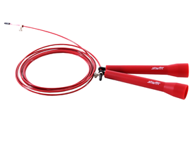 Скакалка RP-202 ПВХ скоростная, бордовая, 3 м