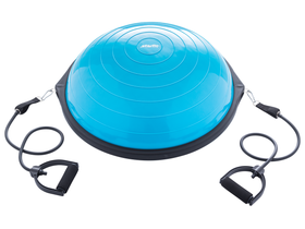 Полусфера БОСУ (BOSU) GB-502 с эспандерами, с насосом, синий