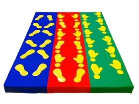 Мат детский с разметками 2000х1380х100мм (вин.кожа)