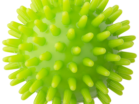 Мяч массажный GB-601 7 см, зеленый