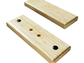 Опора низкая для бревна гимнастического дерево (комплект)