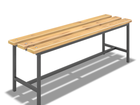 Скамейка для раздевалки (L=1200мм)