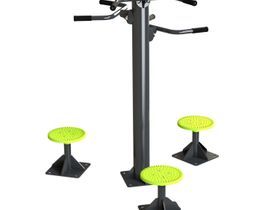 Тренажер уличный Твистер стоя (тройной) Jaguar-Sport UTFL-1004