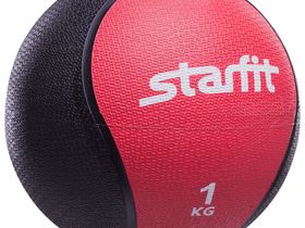 Медбол PRO GB-702, 1 кг, красный