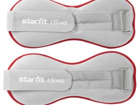 Утяжелители универсальные WT-501, 1,5 кг, красный/серый