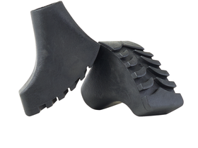 Наконечники для скандинавских палок, широкие, 2 шт., черный