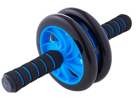 Ролик для пресса двойной RL-102, черный/синий