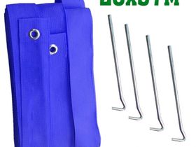 Разметка для пляжного футбола 28х37м - синий (ленты)