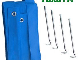 Разметка для пляжного футбола 12х27м - голубой (ленты)