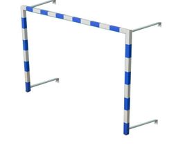 Ворота для мини-футбола/гандбола 2х3м складные, пристеночные (2 шт)