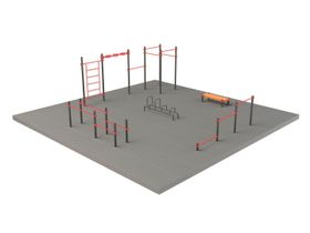 Спортивная площадка 100 кв.м JAGUAR-SPORT S-1001