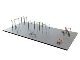 Спортивная площадка 200 кв.м JAGUAR-SPORT S-1008