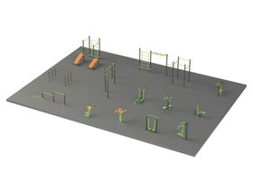 Спортивная площадка 280 кв.м JAGUAR-SPORT S-1013