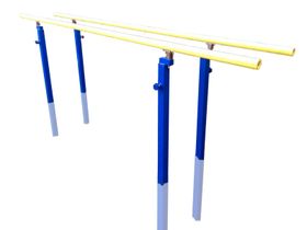 Брусья уличные (фибергласс)