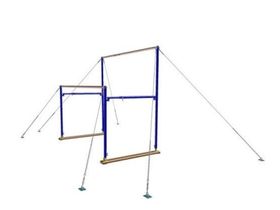 Брусья гимнастические женские (деревянные жерди, разновысокие)