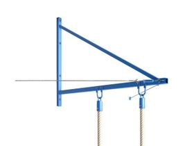 Консоль для канатов и шестов на 2 снаряда - 2 метра вынос