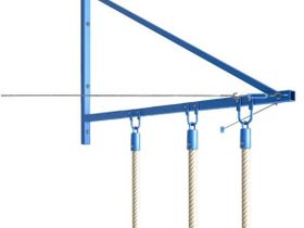 Консоль для канатов и шестов на 3 снаряда - 2,8 метра вынос