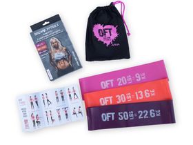 Набор из 3 широких мини-эспандеров FT-75-AFINA