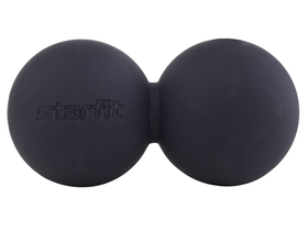 Мяч для МФР RB-106, 6 см, силикагель, двойной, черный