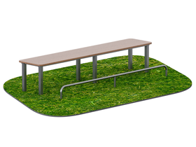 Скамья для пресса с упором для ног JAGUAR-SPORT ARWOK403