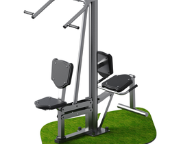 Уличный тренажёр для вертикальной тяги и разгибания ног JAGUAR-SPORT ARMS075.1