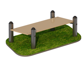 Скамья горизонтальная (эконом) JAGUAR-SPORT ARWOK020.20