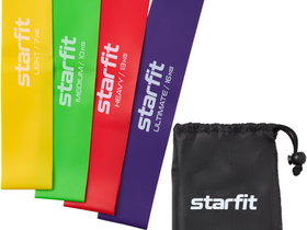 Мини-эспандеры ES-203, неон, 4 шт