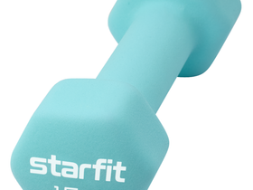 Гантель неопреновая DB-201 1,5 кг, мятный