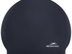 Шапочка для плавания Nuance Black, силикон, подростковый