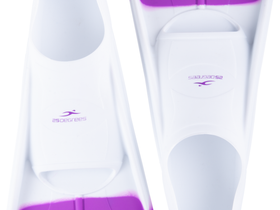 Ласты тренировочные Pooljet White/Purple, M