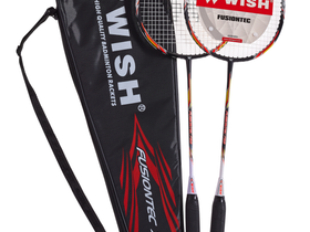 Набор для бадминтона WISH Fusiontec 799K (2 ракетки), оранжевый