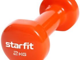 Гантель виниловая DB-101 2 кг, оранжевый