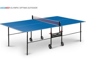 Стол теннисный Olympic Optima Всепогодный Синий без сетки
