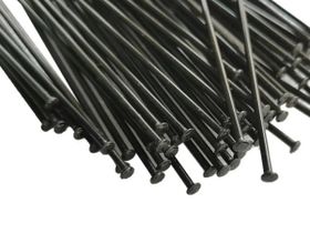 Спицы прямые из нержавеющей стали 14G. Gf13. черные (292)