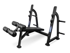 Скамья для жима с отрицательным наклоном BRONZE GYM BR-1013