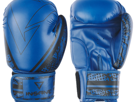 Перчатки боксерские ODIN, ПУ, синий, 14 oz