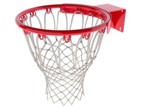 Кольцо баскетбольное №7 ТР усиленное (цвет КРАСНЫЙ)