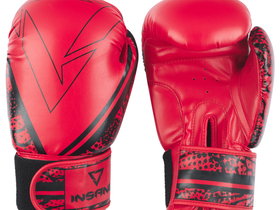 Перчатки боксерские ODIN, ПУ, красный, 14 oz