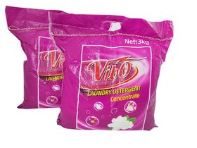 Порошок стиральный "VIBO", 3 кг., Китай (Huizhou City Kangjie Detergent &Cleaninig Products Co., Ltd")