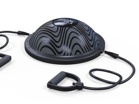 Полусфера гимнастическая надувная R3 с эспандерами и насосом