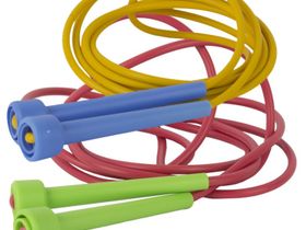Скакалка 3.2 м, пластиковые ручки, мультиколор