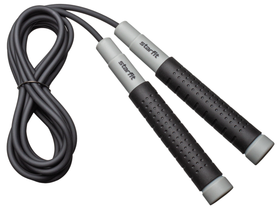 Скакалка RP-401, c силиконовыми ручками, 3 м, черный